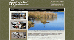 Desktop Screenshot of eaglebluffcondos.com